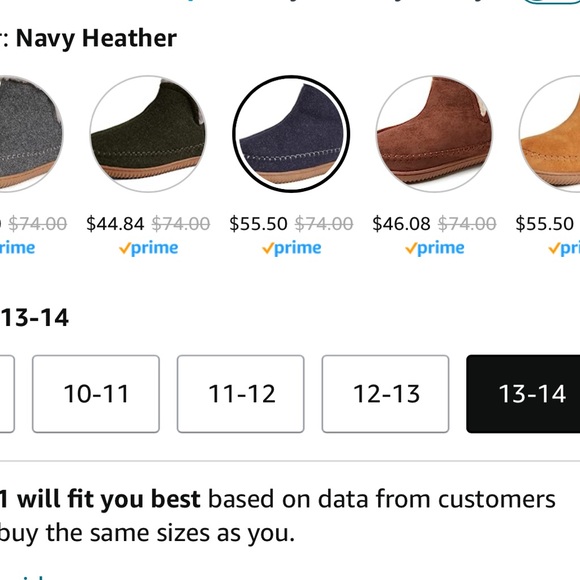 Dearfoams men’s Alpine Brixen indoor/outdoor memory foam slippers - Picture 6 of 14